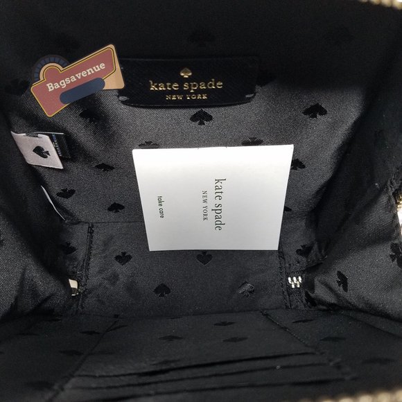 DAISY GRAPHIC LEOPARD VANITY CROSSBODY BAG WKR00646 NWT $249 BLACK KATE SPADE - Picture 2 of 7